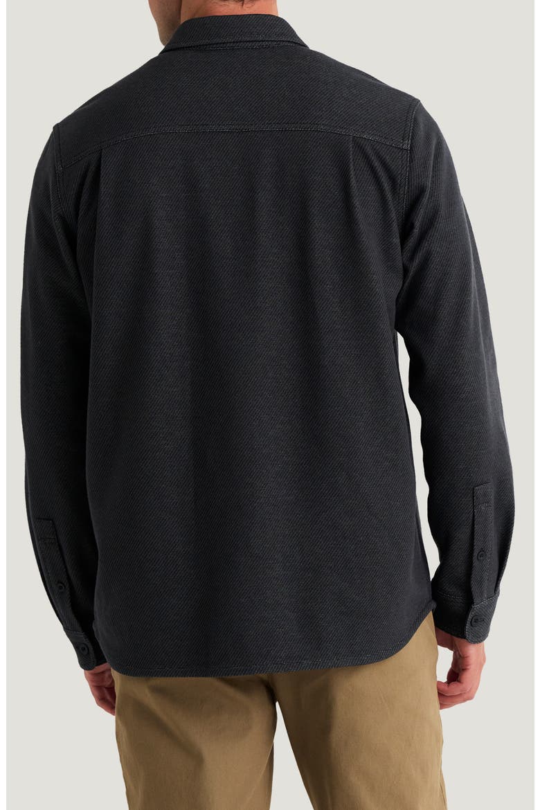 Gallatin Overshirt, Alternate, color, BLACK TWILL