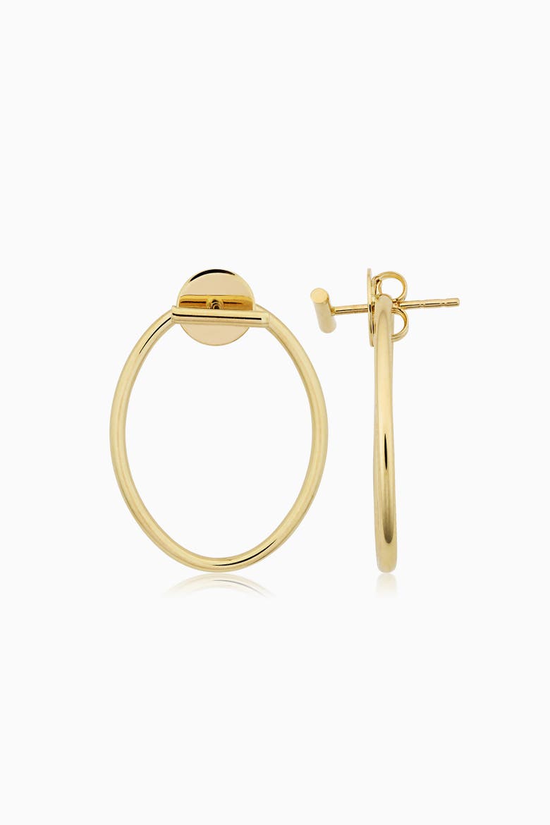 14K Yellow Gold Roundabout Ear Jackets, Alternate, color, Yellow Gold