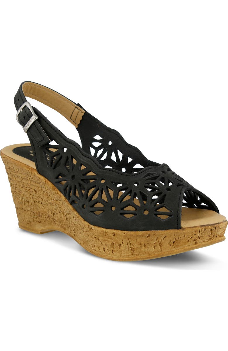 Spring Step Abigail Platform Wedge Sandal, Main, color,