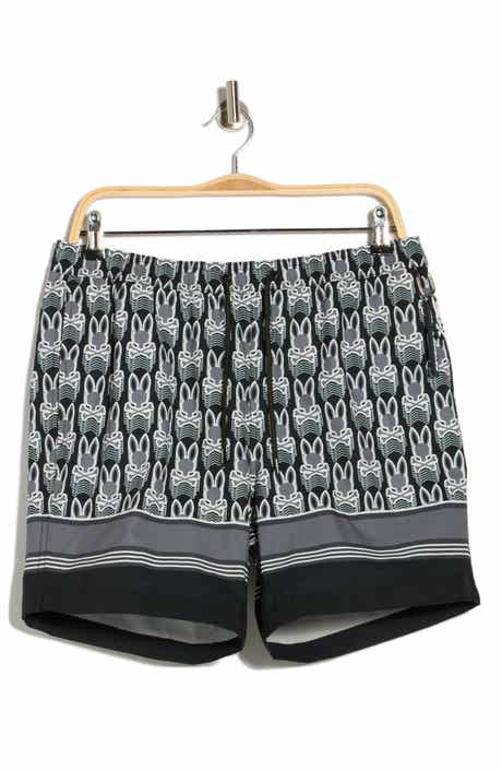 Psycho Bunny Jake Print Swim Trunks