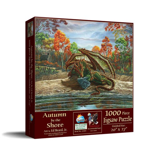 Autumn by the Shore 1000 piece Jigsaw Puzzle for Adults