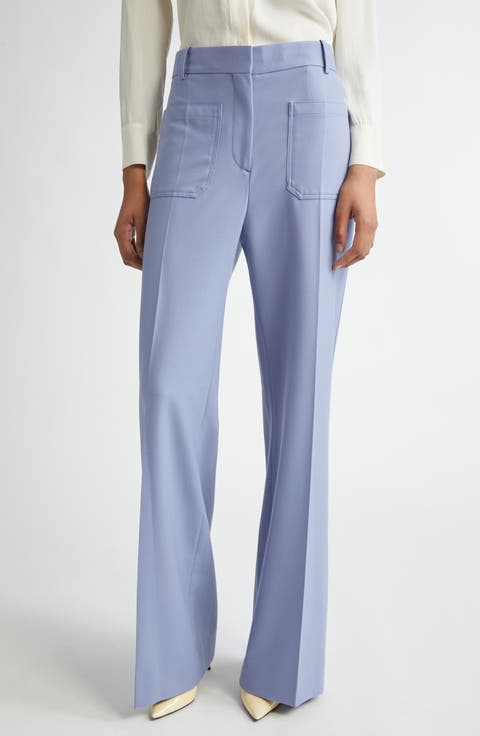 パンツ VICTORIA BECKHAM Women Straight Pants 1124DJE005212B INDIGO Relaxed Straight Leg Jean In Antique Indigo Wash – Victoria