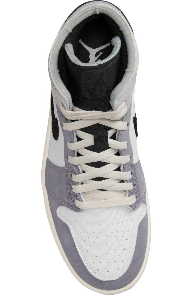 Jordan Air Jordan 1 Mid Basketball Sneaker, Alternate, color, Cement Grey/ Black/ White