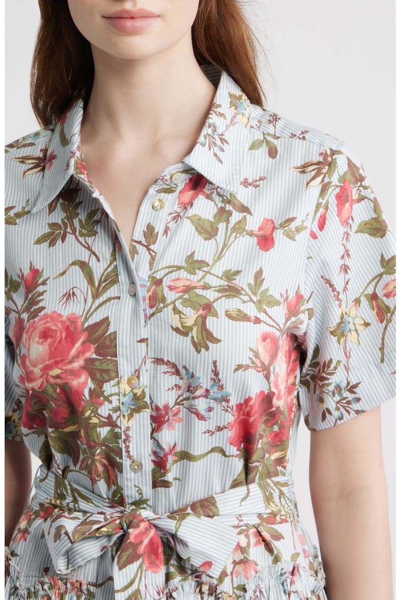 Drew Floral Print Shirtdress, Alternate, color, BATTERSEA FLORAL PRINT