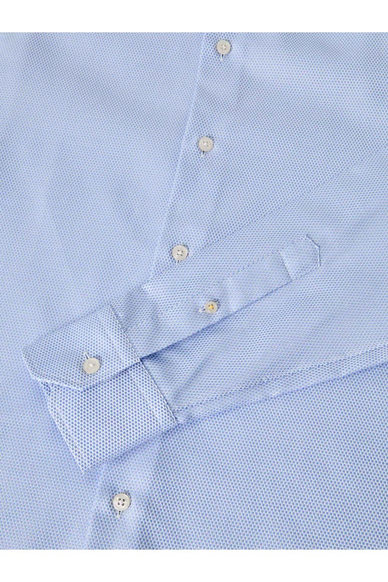 Reynolds Hopsack Contemporary Fit Shirt, Alternate, color, Blue