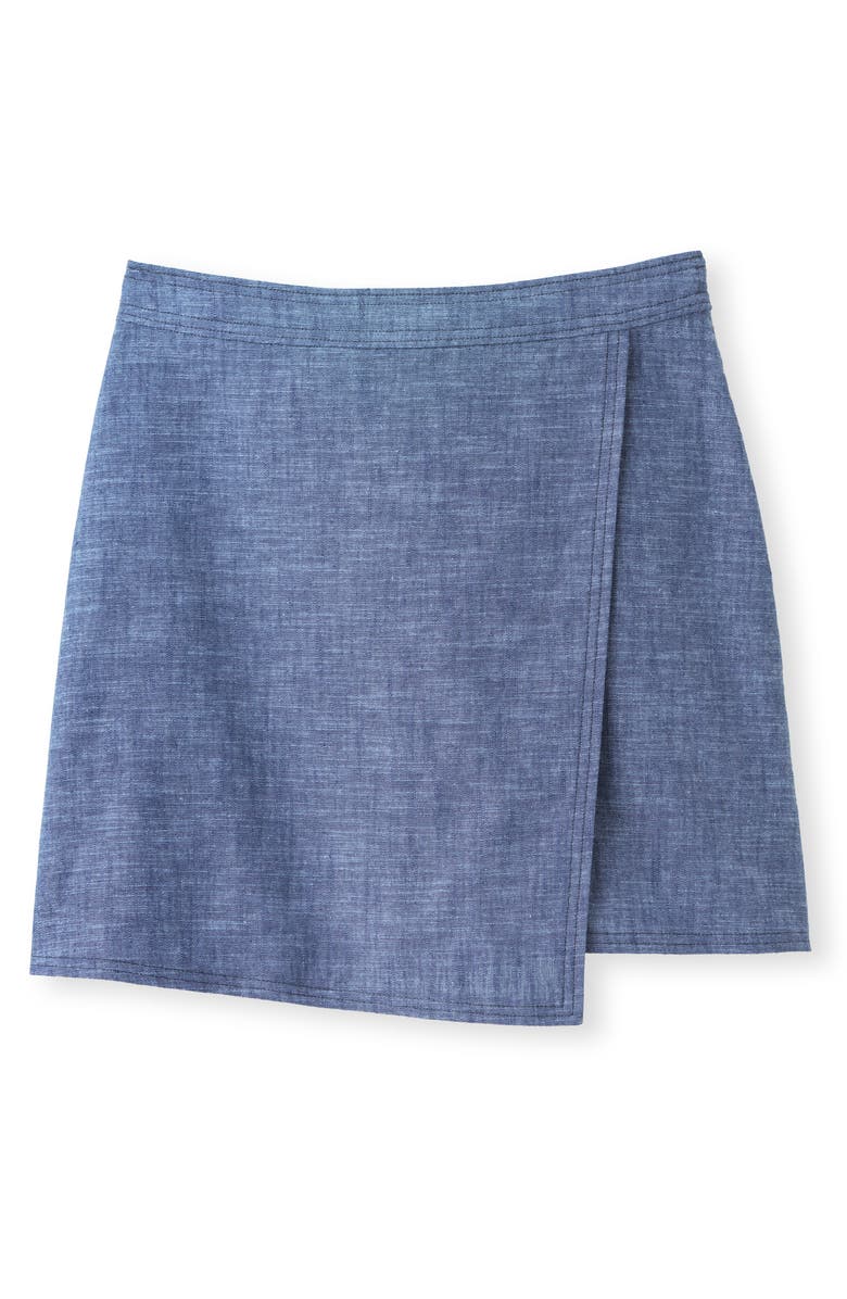 Cartolina Elisa Mini Skort, Main, color, Chambray