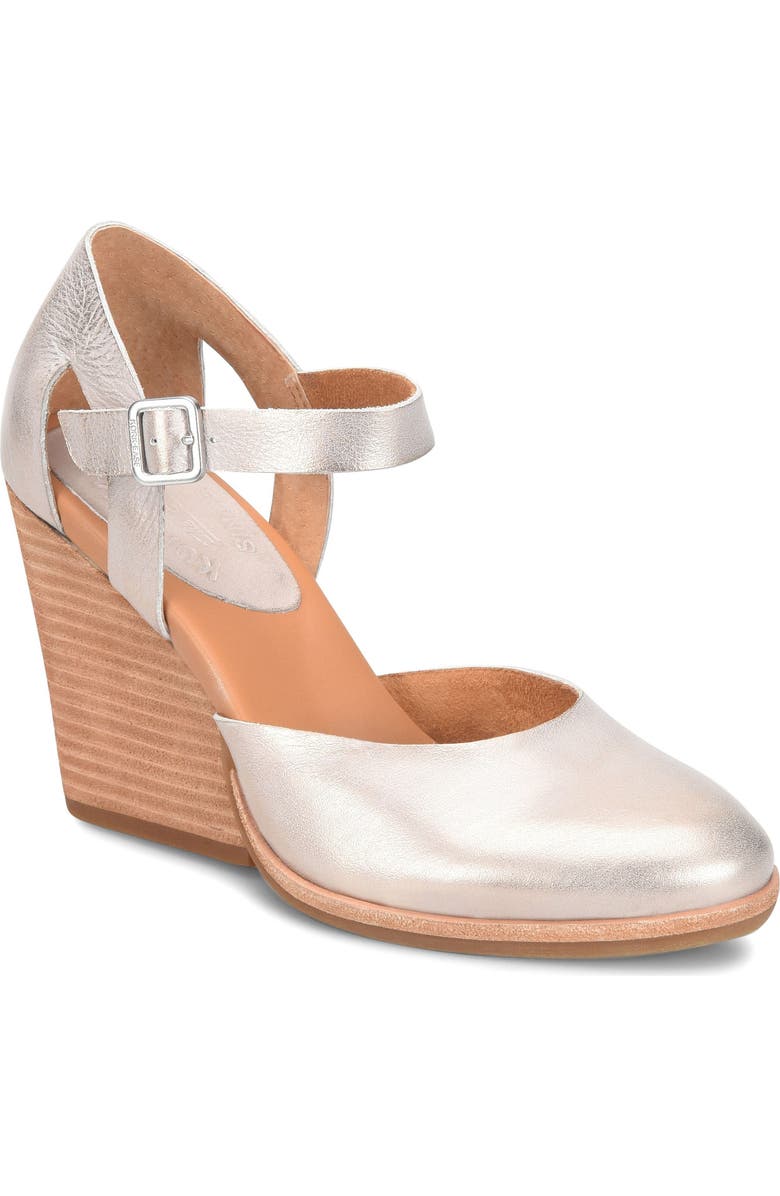 Kork-Ease<sup>®</sup> Harlow Wedge Pump, Main, color, Champagne Metallic