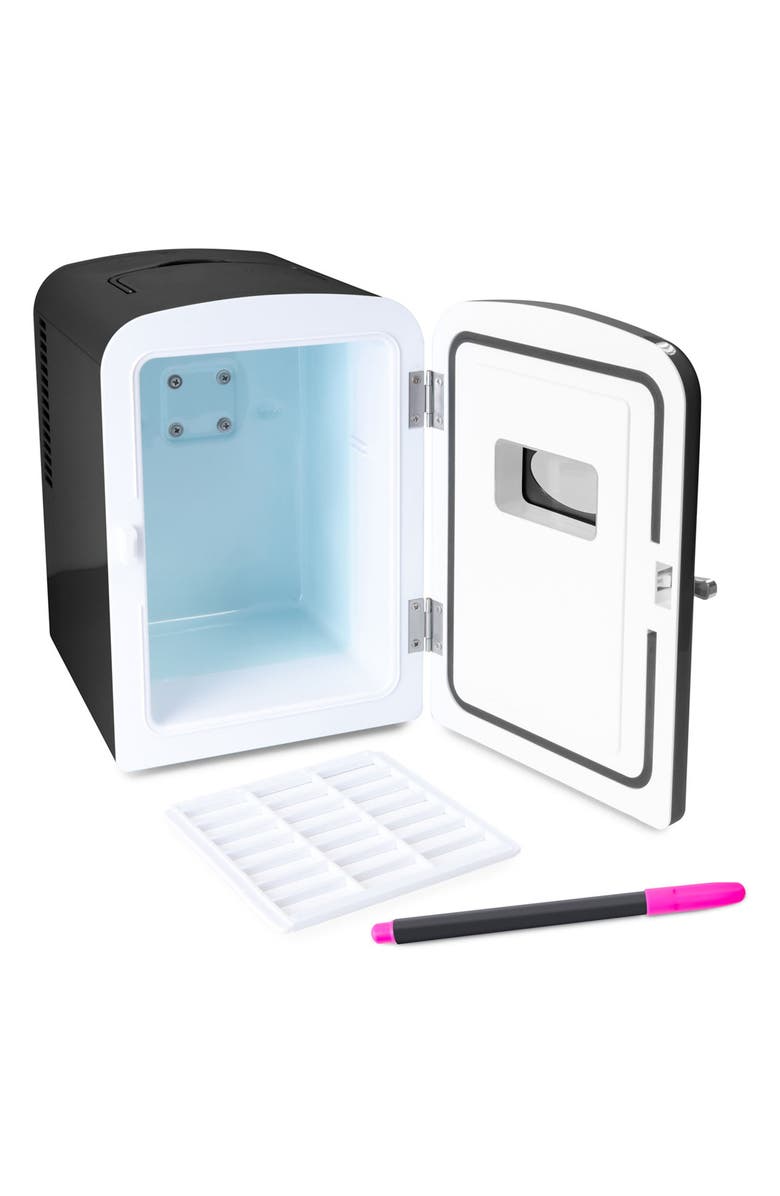 Nostalgia Electrics Retro 6-Can Personal Cooling and Heating Refrigerator, Alternate, color,