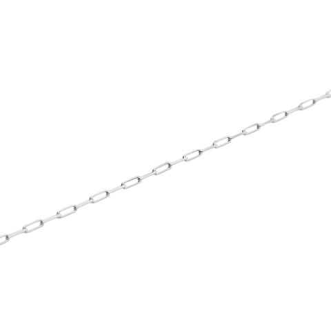 Rectangular Sterling Silver Chain Bracelet
