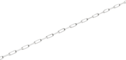 Spero London Rectangular Sterling Silver Chain Bracelet