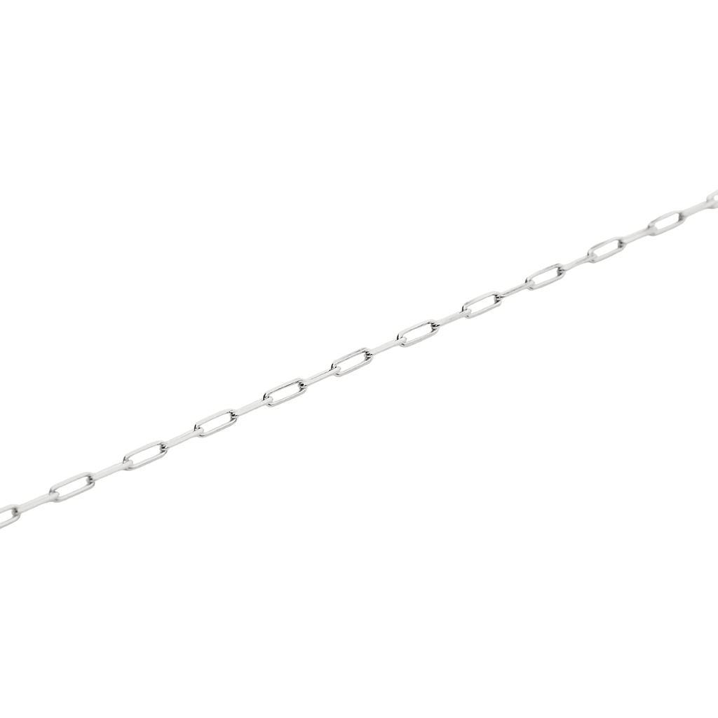 SPERO LONDON SPERO LONDON RECTANGULAR STERLING SILVER CHAIN BRACELET