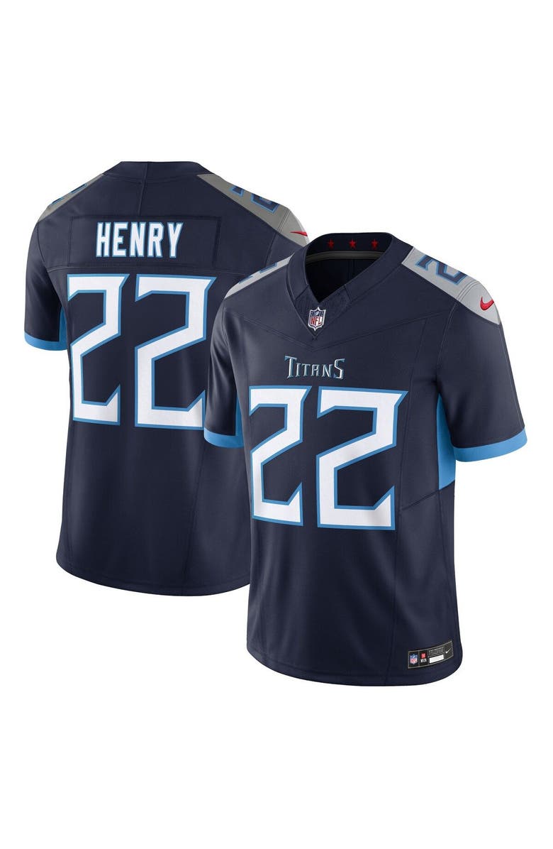 Nike Men's Nike Derrick Henry Navy Tennessee Titans Vapor F.U.S.E. Limited Jersey, Main, color, 