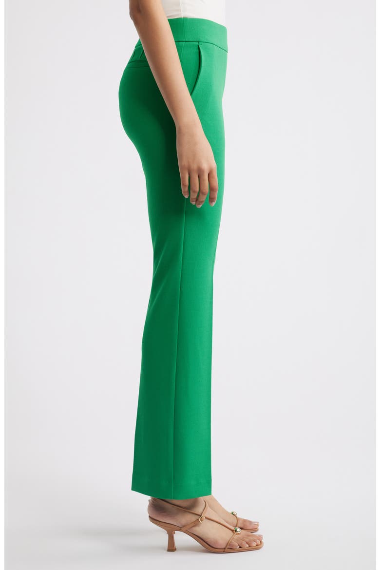 High Waist Pull-On Pants, Alternate, color, TROPICAL GREEN