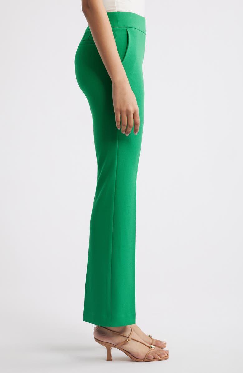 AK ANNE KLEIN High Waist Pull-On Pants, Alternate, color, Tropical Green