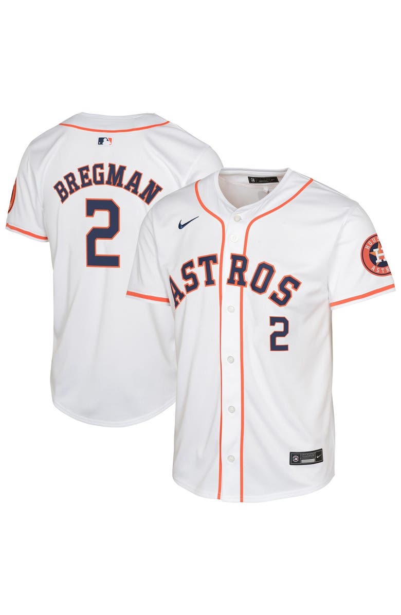 Nike Youth Nike Alex Bregman White Houston Astros Home Limited Jersey, Alternate, color, 