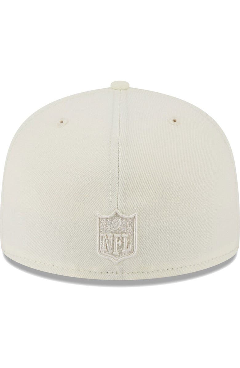 New Era Men's New Era Cream San Francisco 49ers Color Pack 59FIFTY Fitted Hat, Alternate, color,