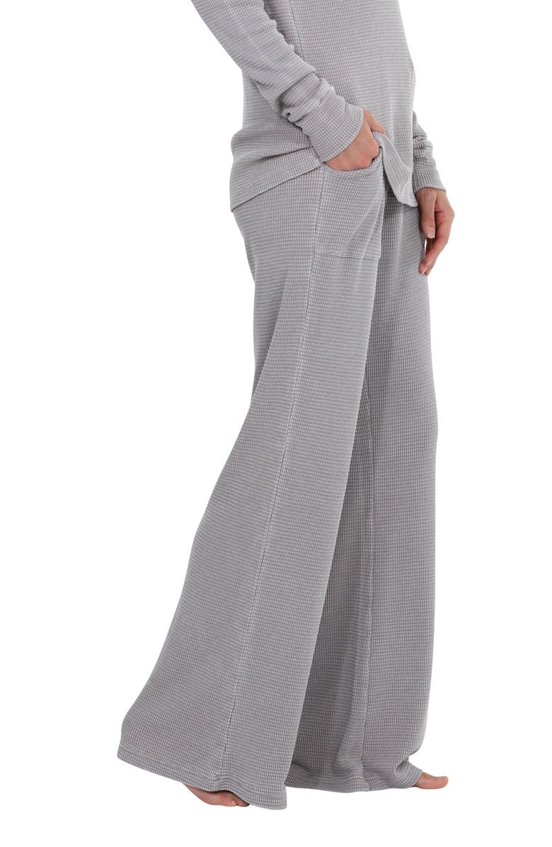 Honeydew Under the Stars Waffle Knit Pajama Pants, Alternate, color, 