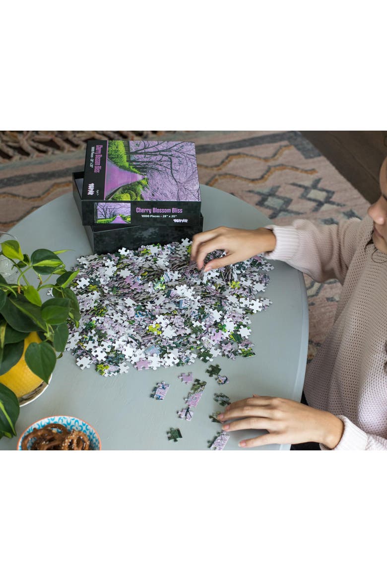 Cherry Blossom Bliss Tokyo Japan Puzzle | 1000 Piece Jigsaw Puzzle, Alternate, color, Multi-Color