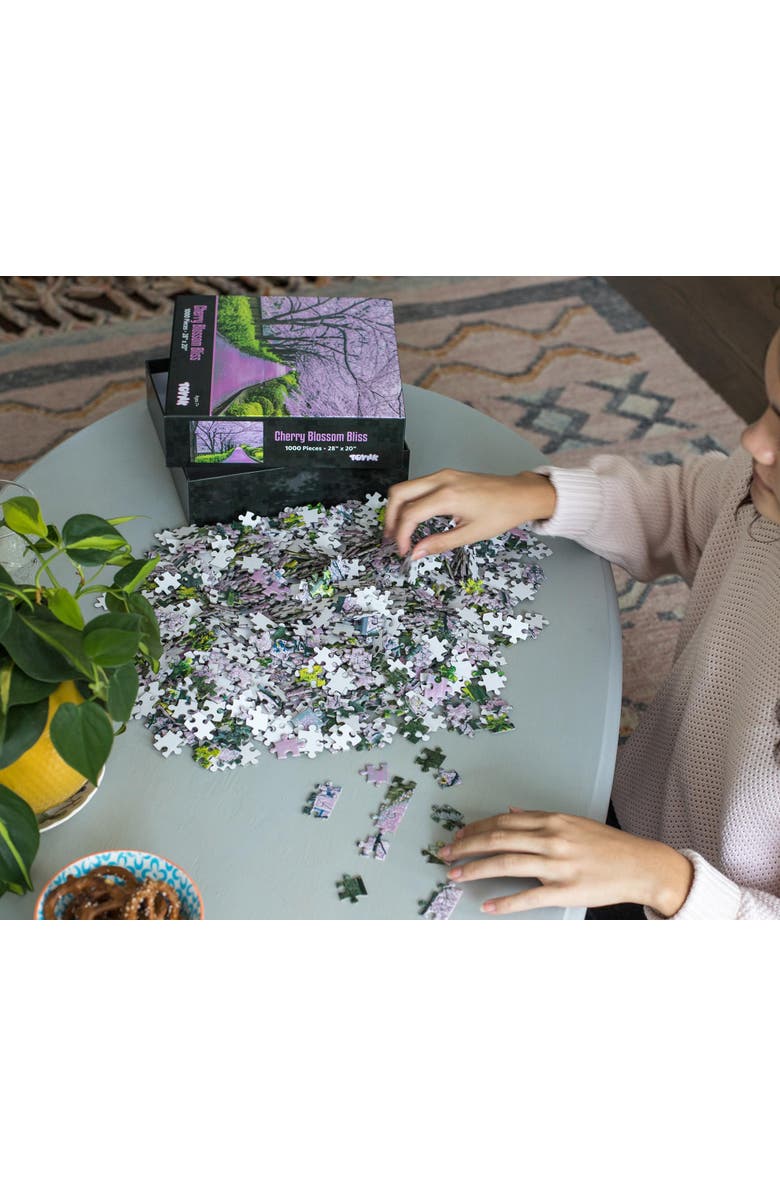 Toynk Cherry Blossom Bliss Tokyo Japan Puzzle | 1000 Piece Jigsaw Puzzle, Alternate, color, Multi-Color