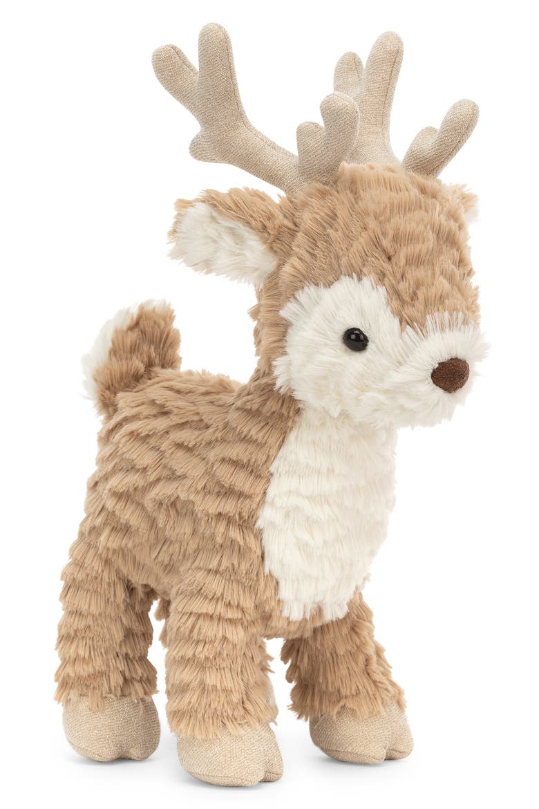 Mitzi Reindeer Plush Toy, Main, color, BEIGE