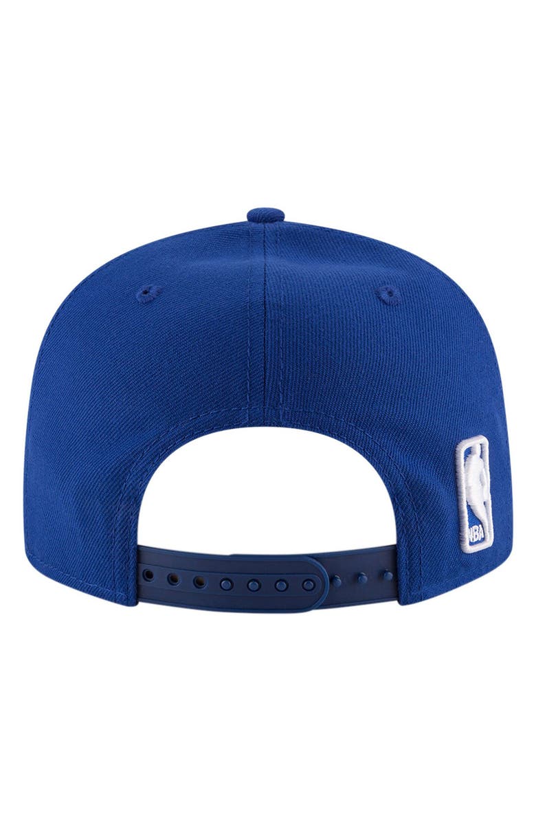 New Era Men's New Era Royal Philadelphia 76ers Official Team Color 9FIFTY Adjustable Snapback Hat, Alternate, color,