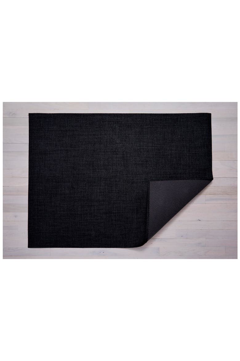 Bouclé Indoor/Outdoor Floor Mat, Alternate, color, NOIR