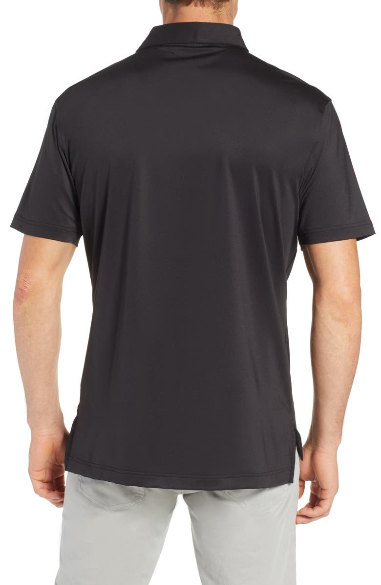 Peter Millar Sean Regular Fit Stretch Jersey Polo, Alternate, color, Black