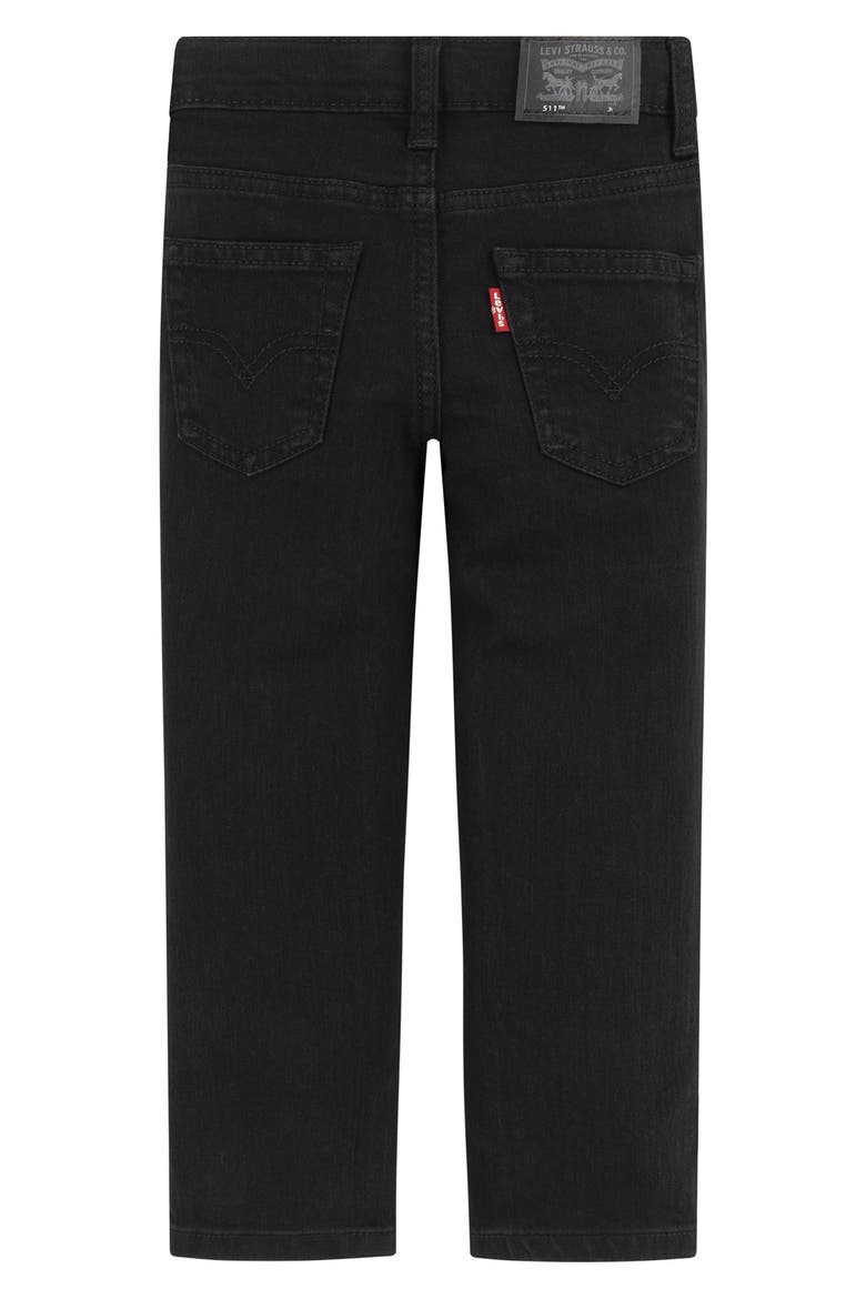 511™ Slim Fit Jeans, Alternate, color, BLACK STRETCH