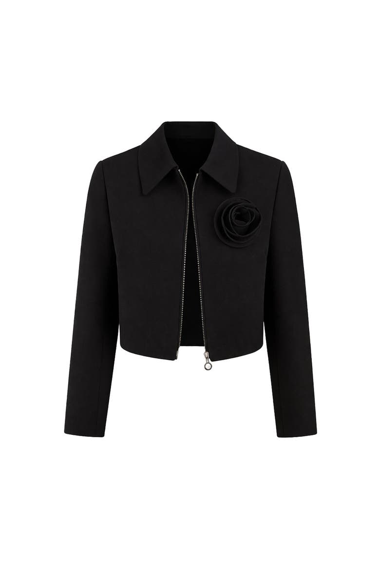 Exquise Ares Jacket, Alternate, color, Black