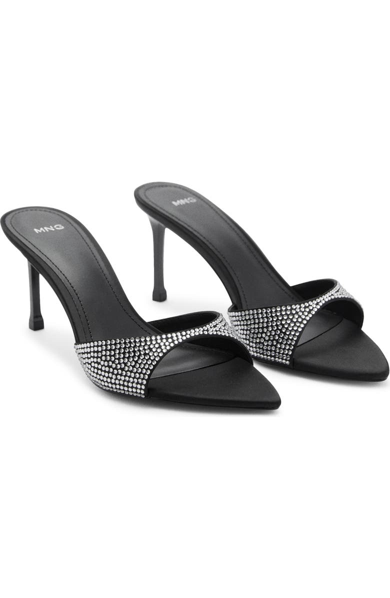 MANGO Rhinestone Sandal, Main, color,
