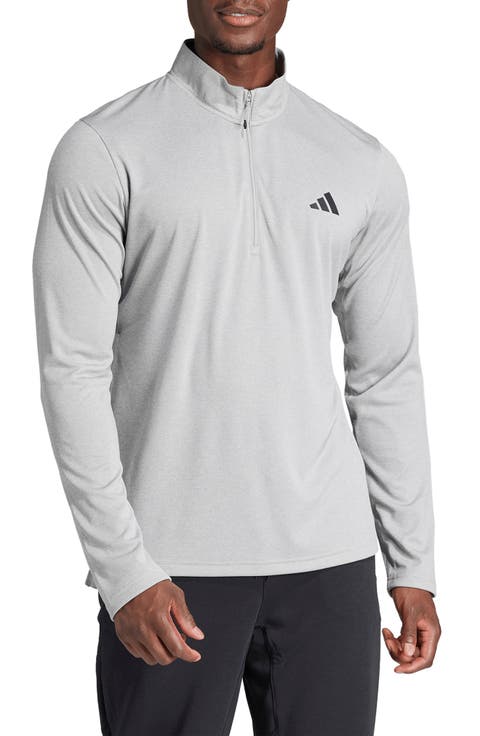Essentials Training Quarter Zip Long Sleeve T-Shirt
