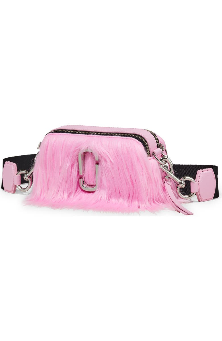 Marc Jacobs Snapshot Faux Fur Crossbody Bag, Alternate, color,