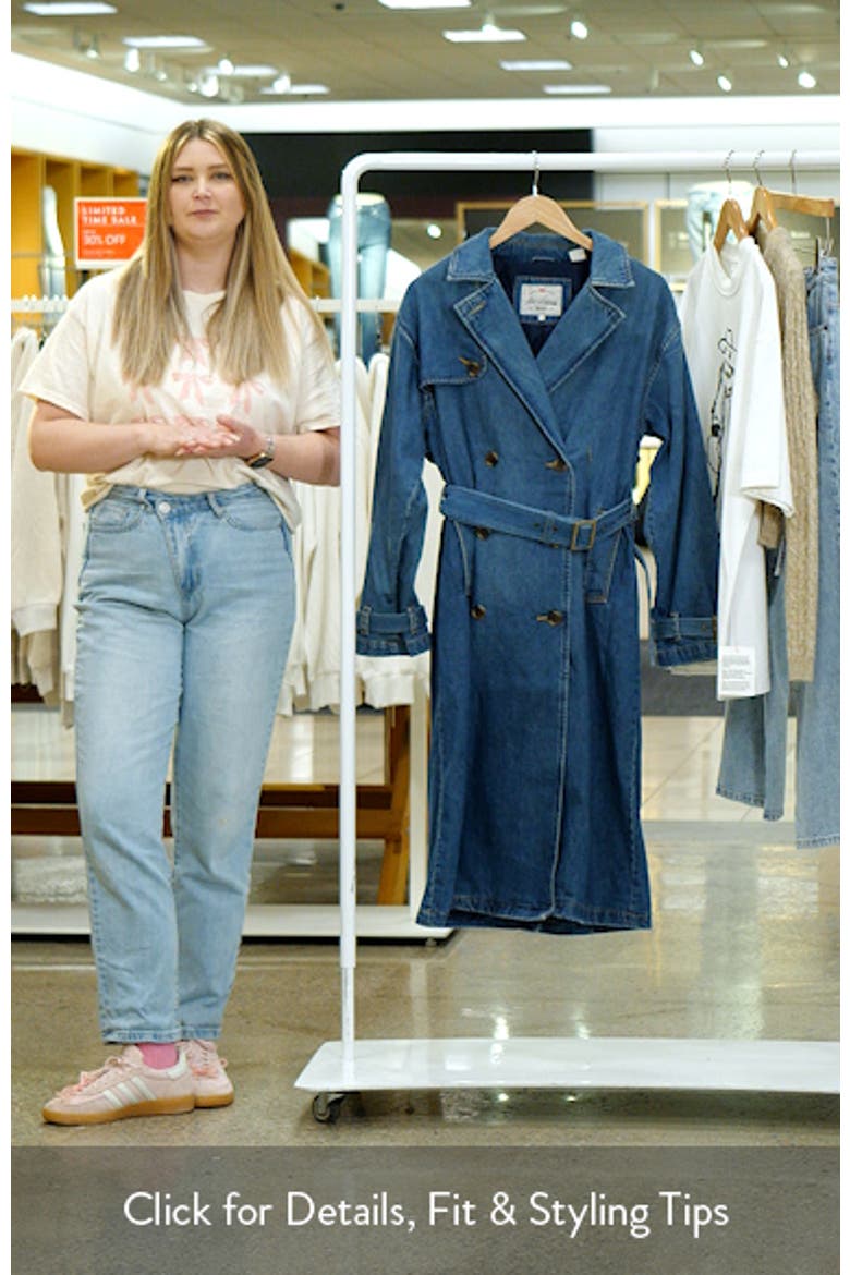 Spade Denim Trench Coat video