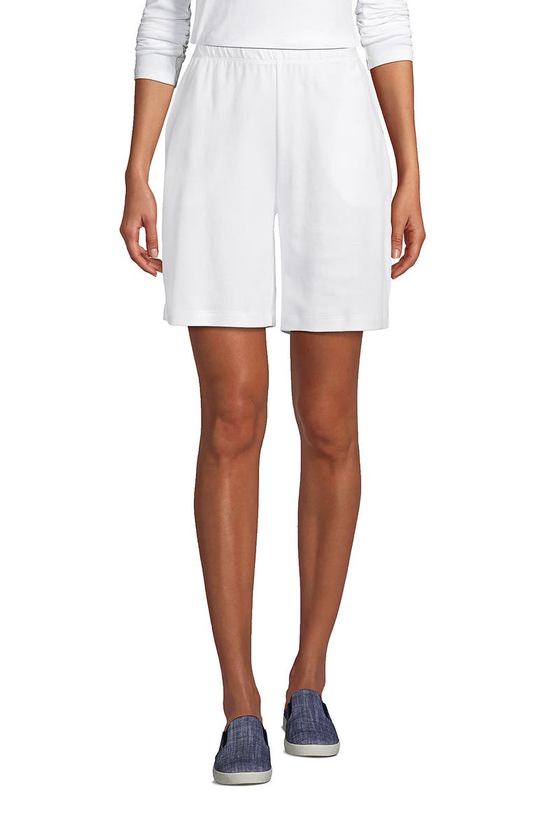 Sport Knit High Rise Shorts, Main, color, White