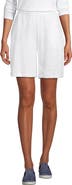 Lands' End Plus Size Sport Knit High Rise Shorts