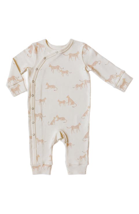 Follow Me Cheetah Organic Cotton Romper (Baby)