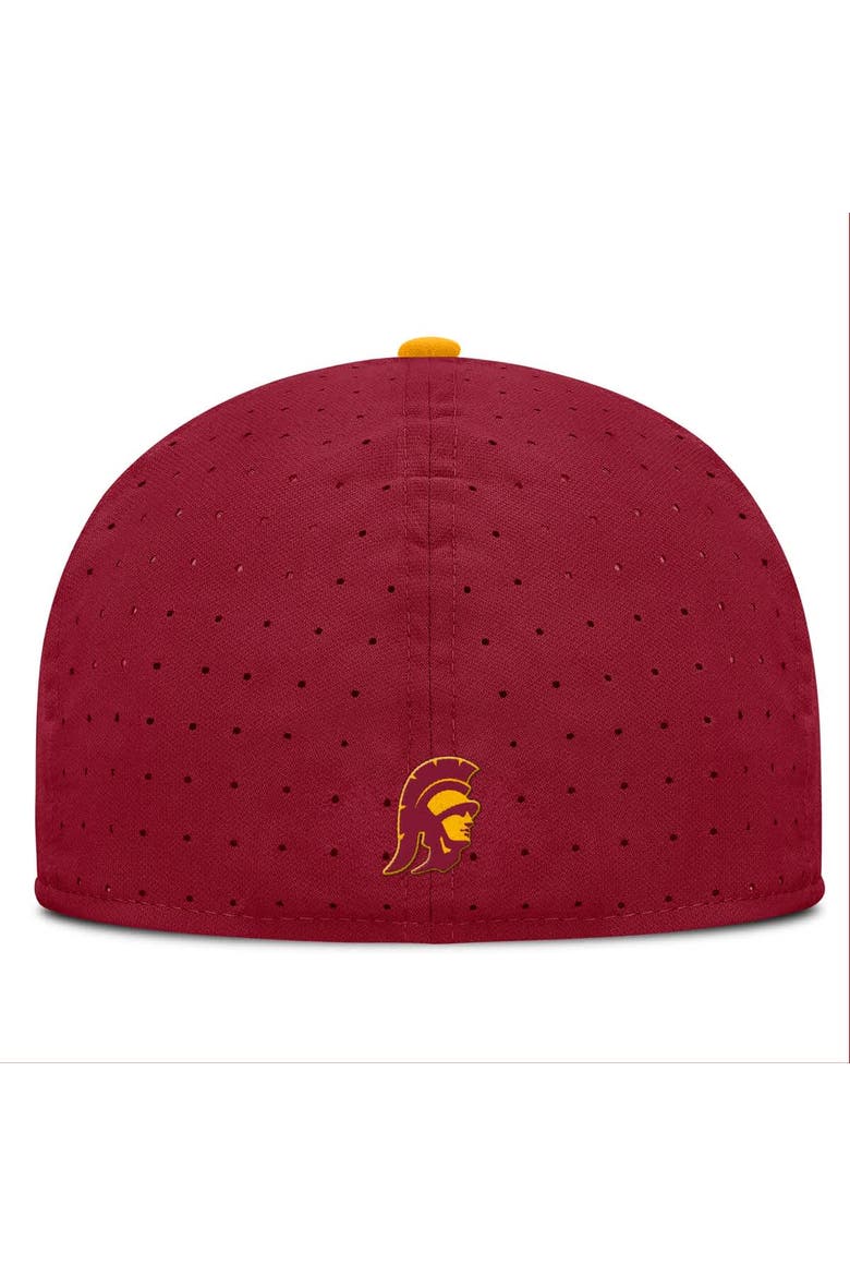 Men's Nike Cardinal USC Trojans On-Field Dugout True Performance Fitted Hat, Alternate, color, Cardinal
