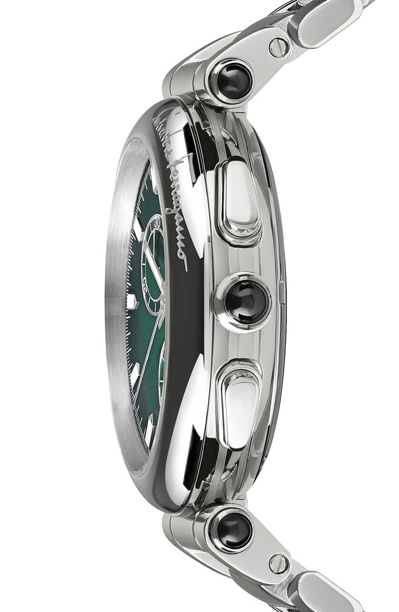 FERRAGAMO Idillio Chronograph Bracelet Watch, 42mm, Alternate, color, 