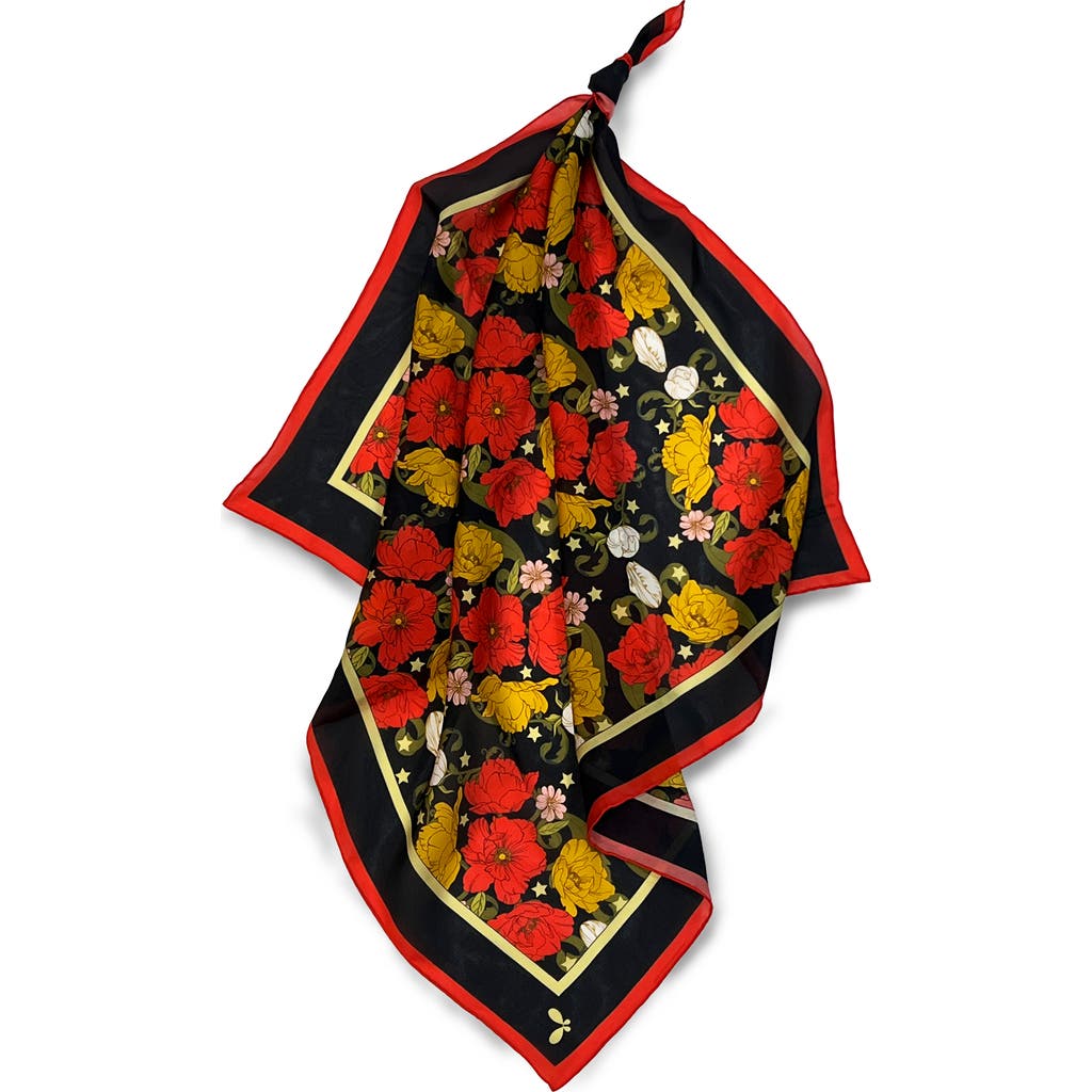 Henelle Silk Bandana In Night Bloom