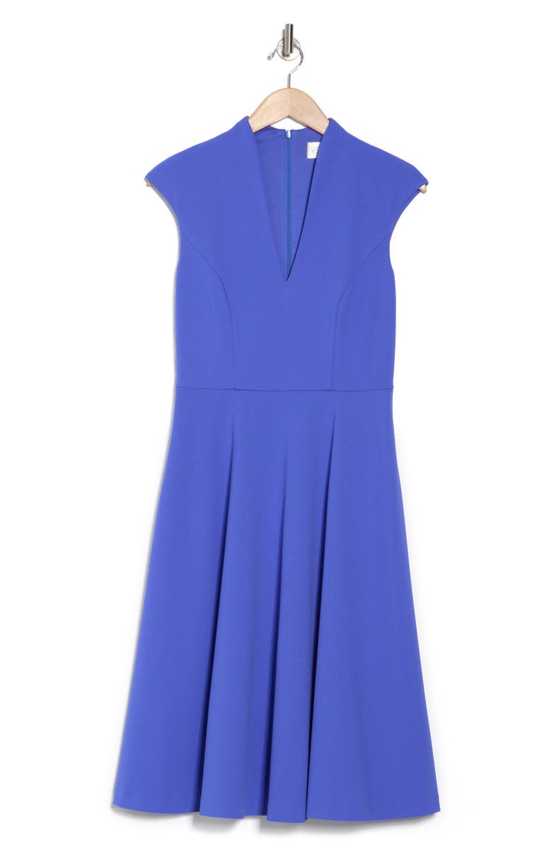 Eliza J Fit & Flare Dress, Alternate, color, Porcelain Blue