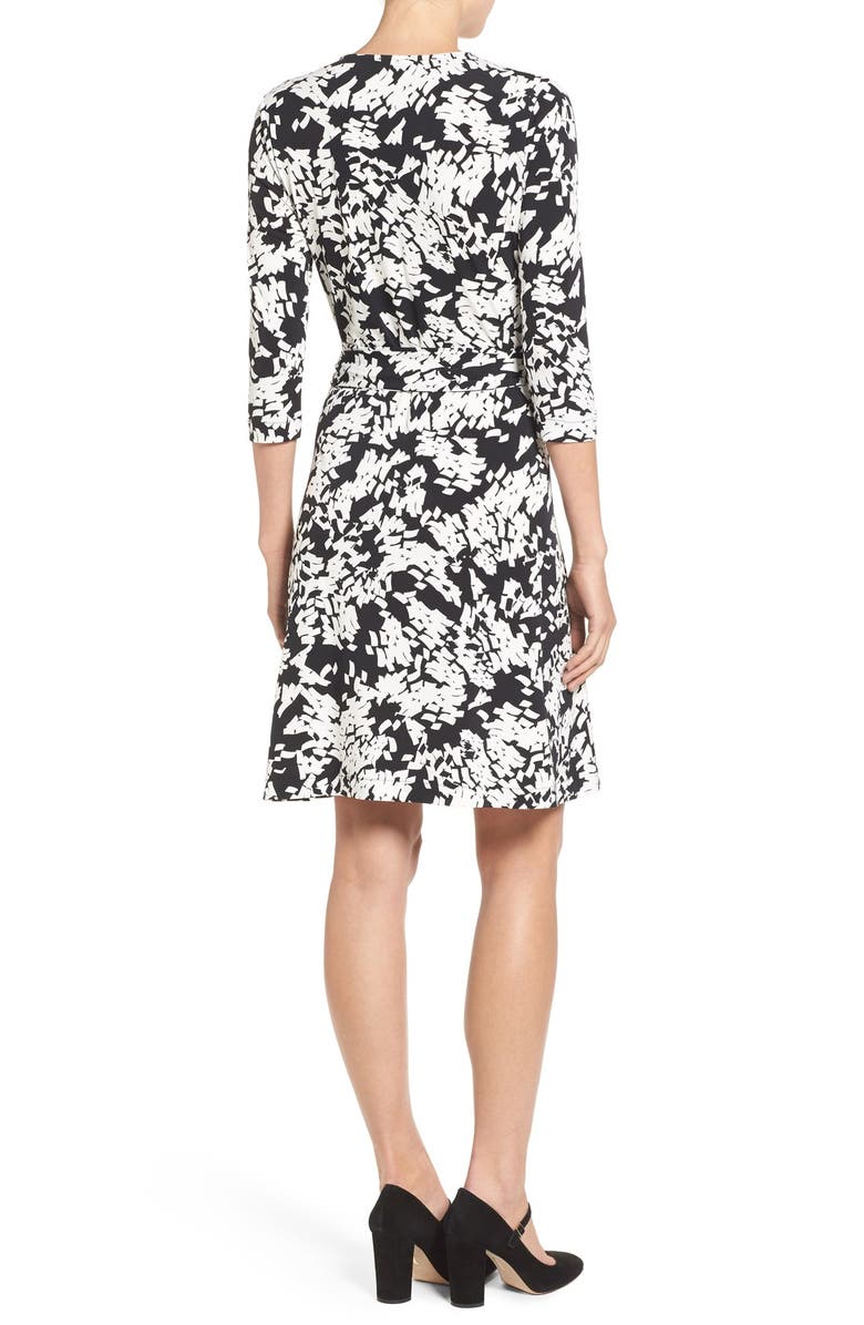 Vince Camuto 'Modern Confetti' Print Jersey Wrap Dress, Alternate, color, 