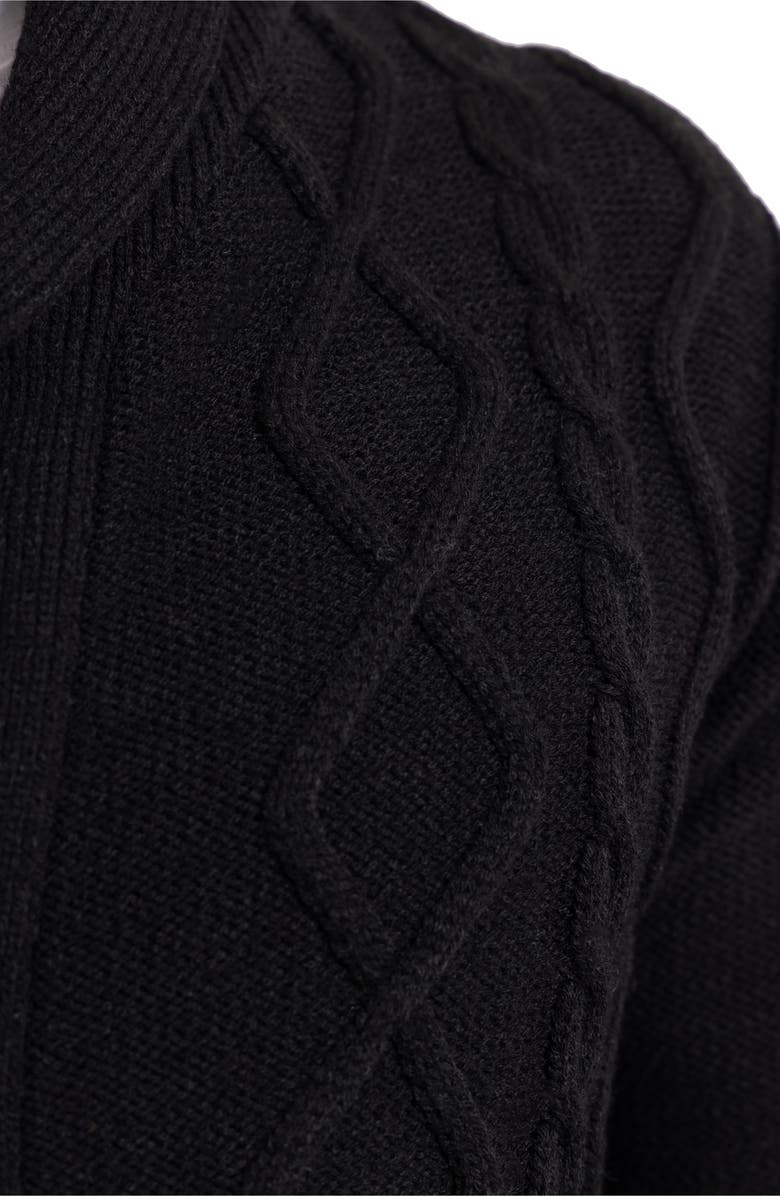 XRAY Cable Knit Button-Down Sweater, Alternate, color,