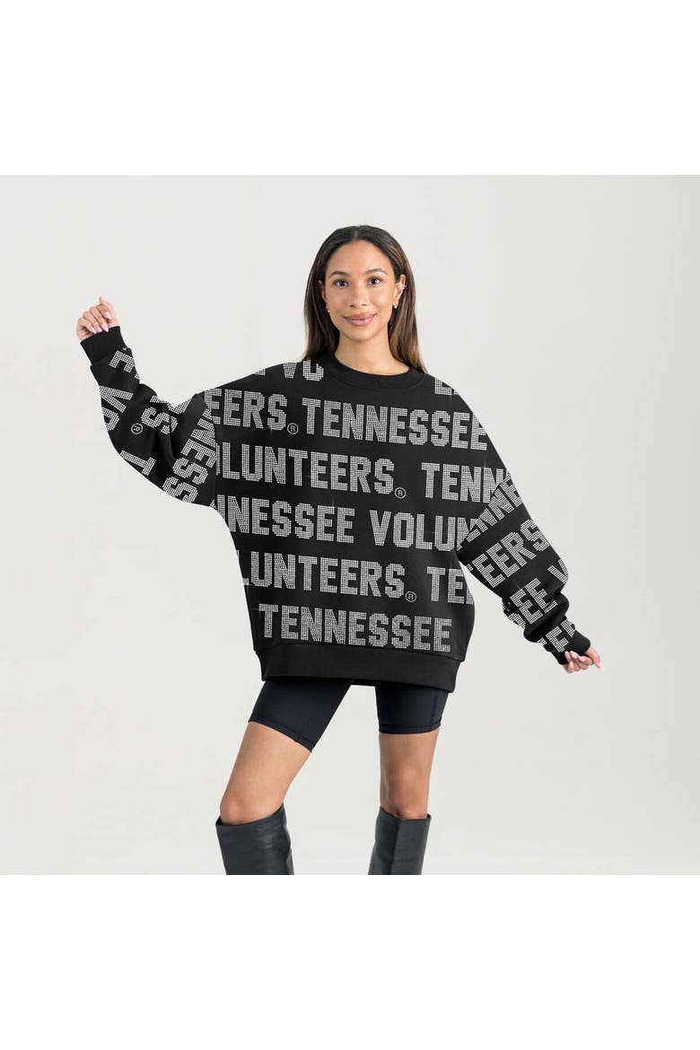 Women's Gameday Couture  Black Tennessee Volunteers Hype Era Sweatshirt, Alternate, color, Black