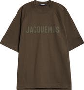 Jacquemus Le Typo Cotton Logo Graphic T-Shirt