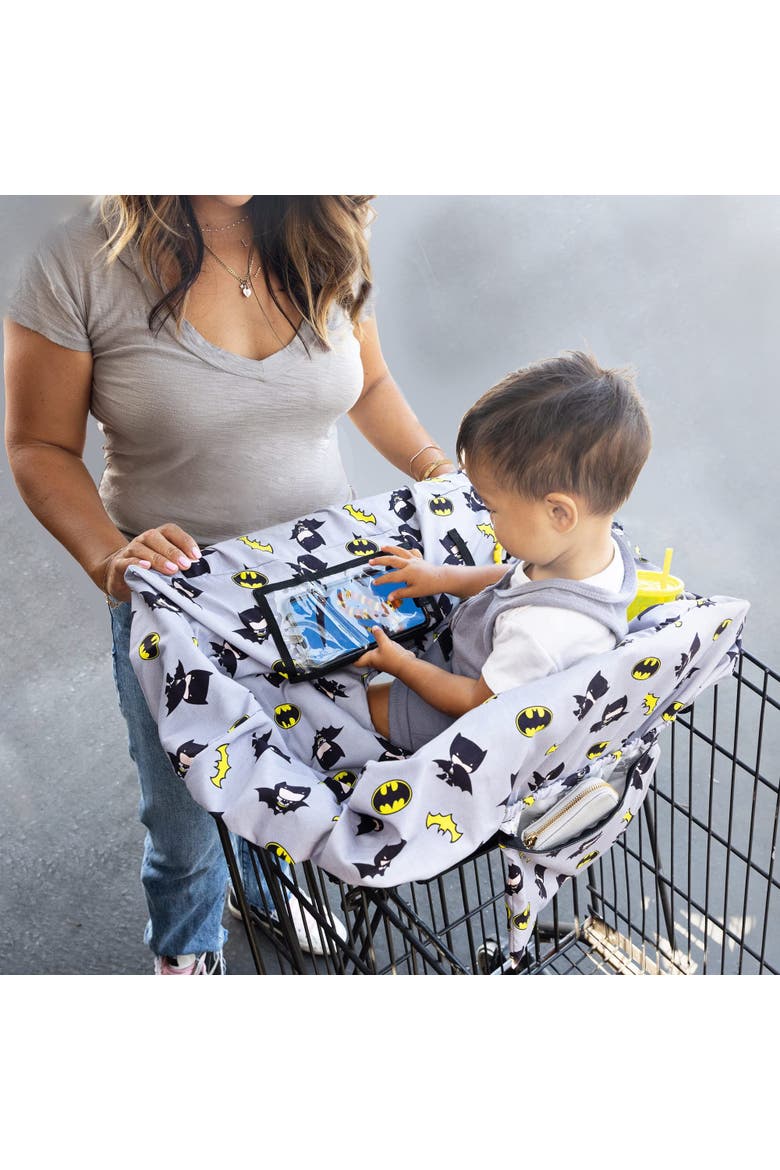 DC Comics Shopping Cart & High Chair Cover for Baby to Toddler, Batman, Alternate, color, Multicolored
