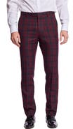 PAISLEY & GRAY Sloane Slim Fit Plaid Tuxedo Pants