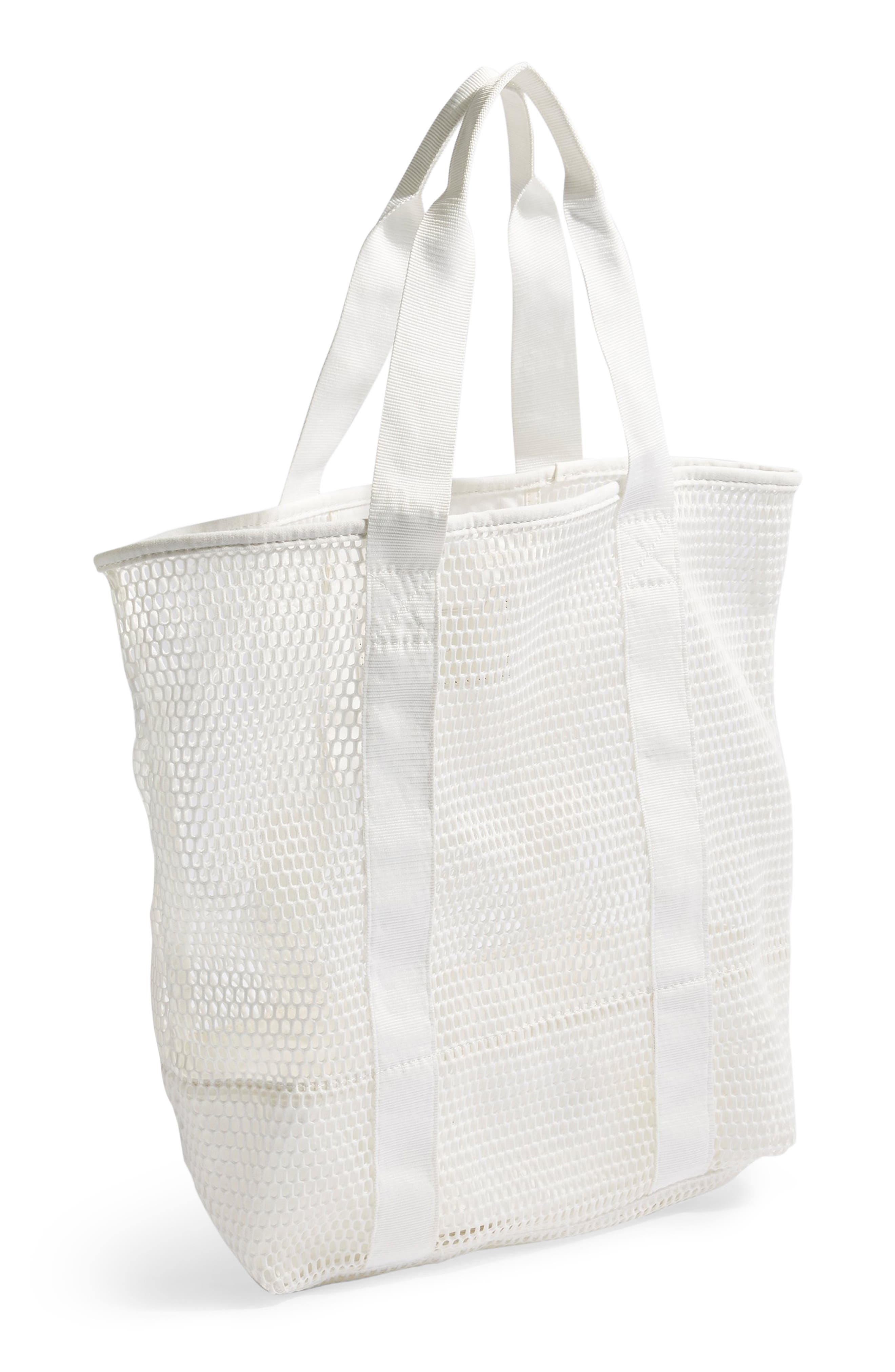 Topshop Miami Mesh Tote Bag, Alternate, color, 