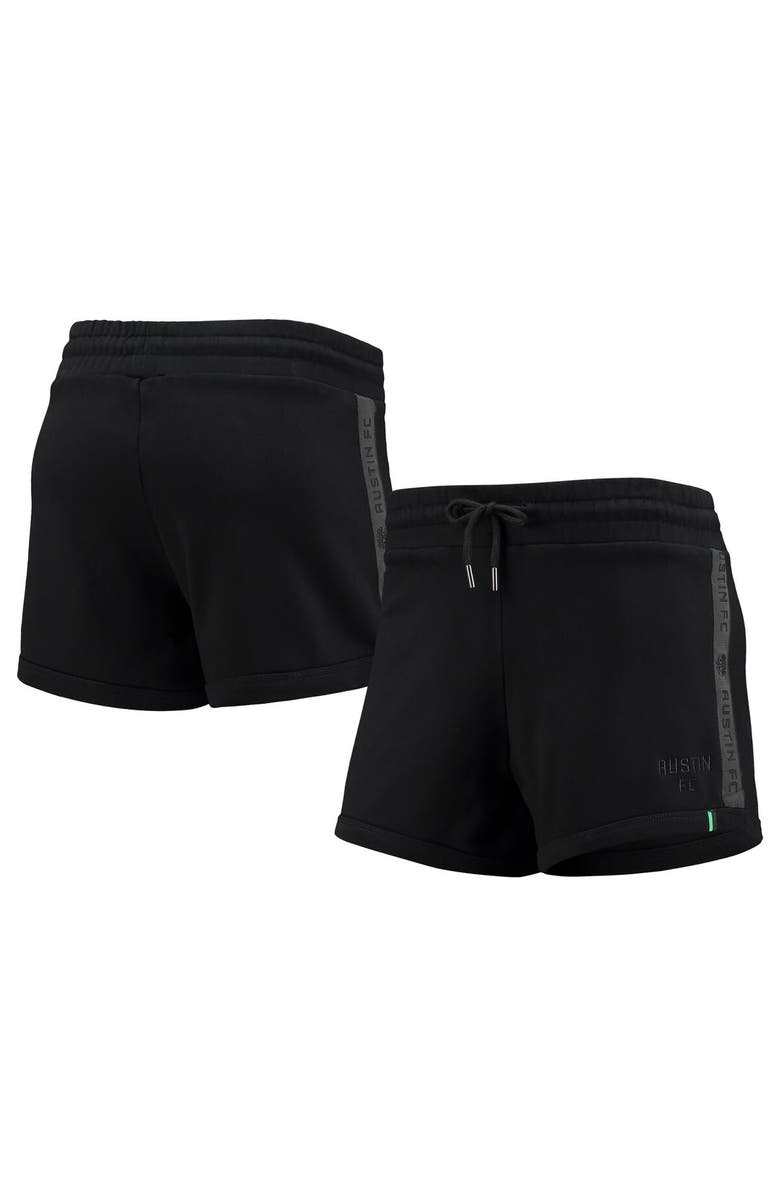 THE WILD COLLECTIVE Women's The Wild Collective Black Austin FC Chill Shorts, Main, color, Black