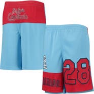 Outerstuff Youth Nolan Arenado Light Blue St. Louis Cardinals Pandemonium Name & Number Shorts