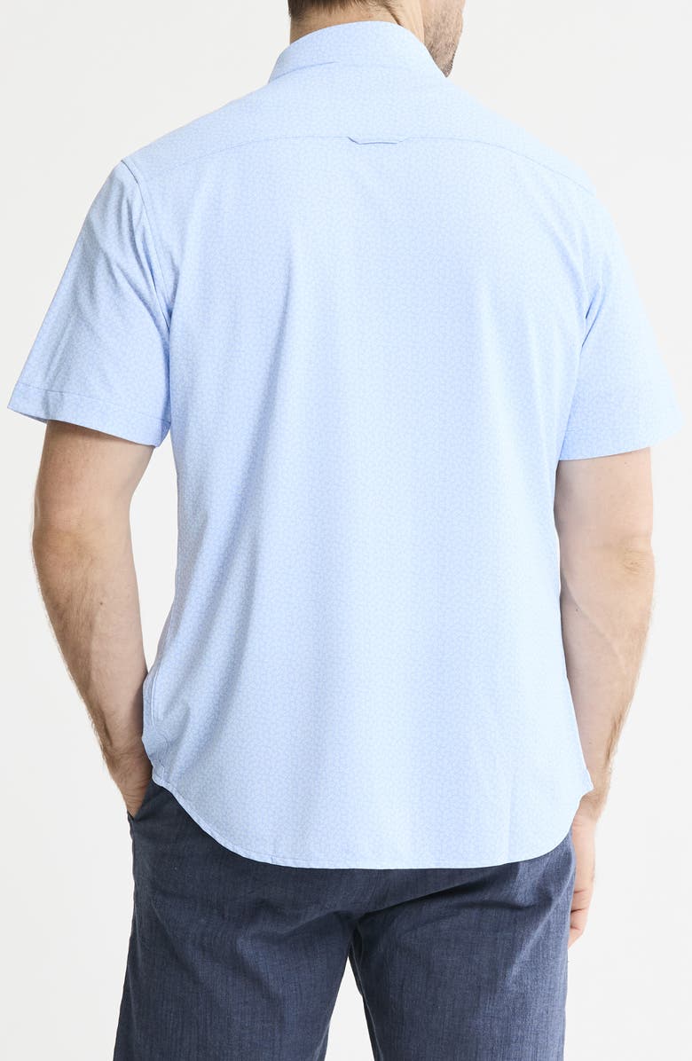 JACHS Performance Tech Button-Up Shirt, Alternate, color, Light Blue